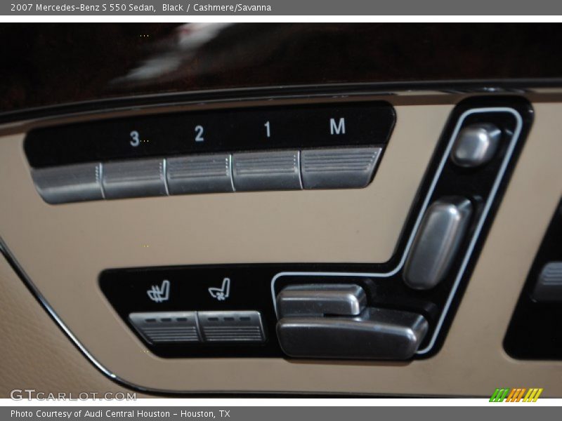 Black / Cashmere/Savanna 2007 Mercedes-Benz S 550 Sedan