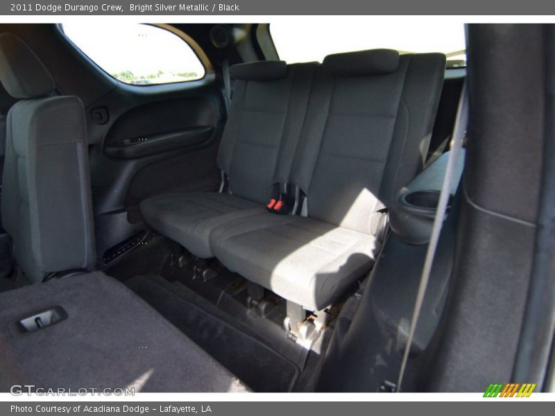Bright Silver Metallic / Black 2011 Dodge Durango Crew