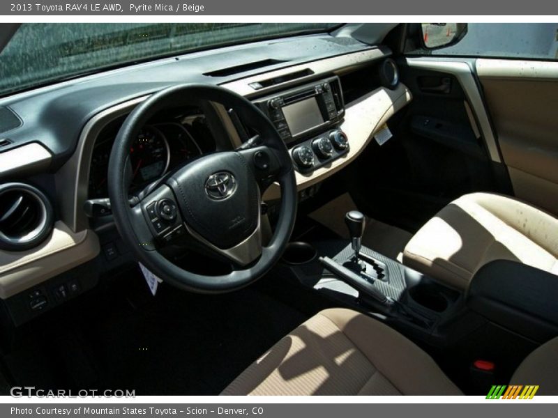 Pyrite Mica / Beige 2013 Toyota RAV4 LE AWD