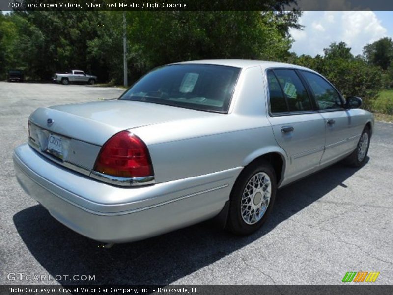 Silver Frost Metallic / Light Graphite 2002 Ford Crown Victoria