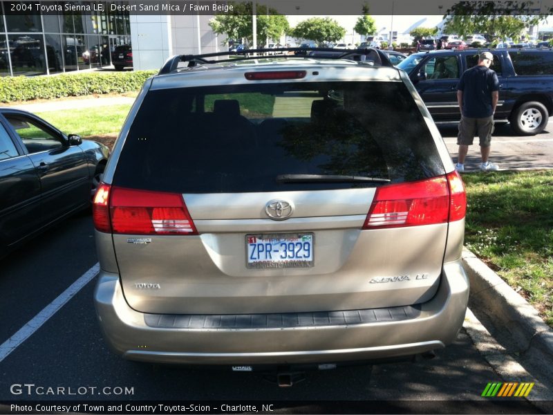 Desert Sand Mica / Fawn Beige 2004 Toyota Sienna LE