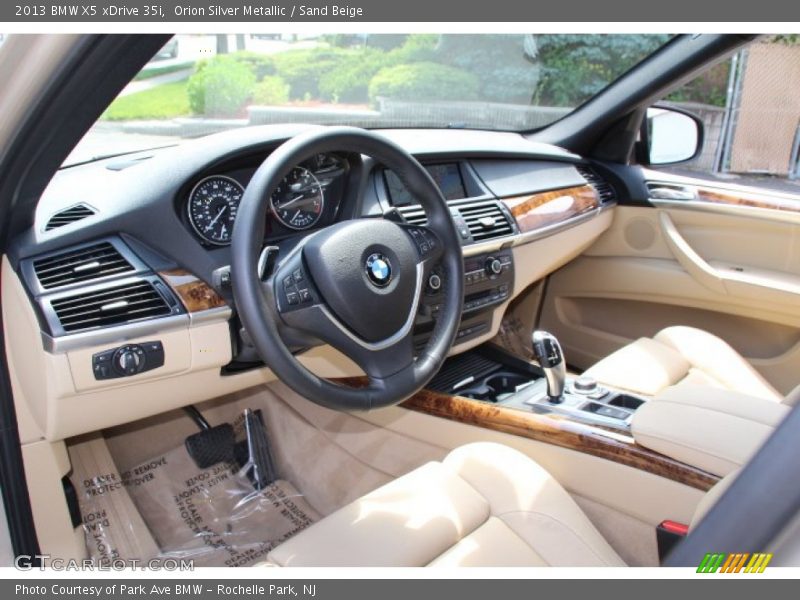 Orion Silver Metallic / Sand Beige 2013 BMW X5 xDrive 35i