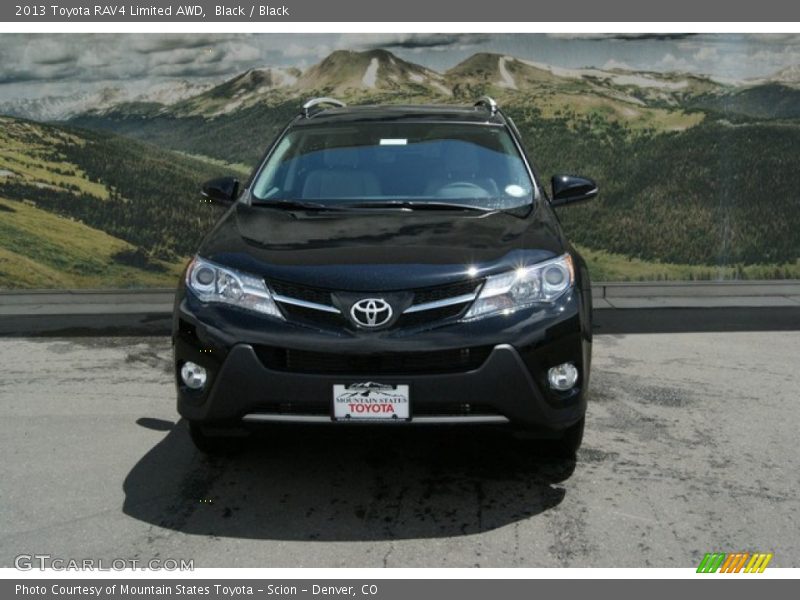 Black / Black 2013 Toyota RAV4 Limited AWD