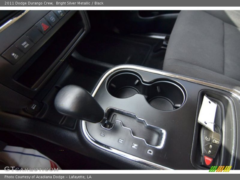 Bright Silver Metallic / Black 2011 Dodge Durango Crew