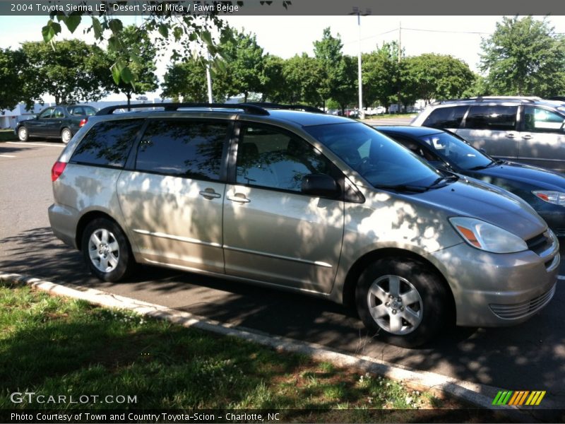 Desert Sand Mica / Fawn Beige 2004 Toyota Sienna LE