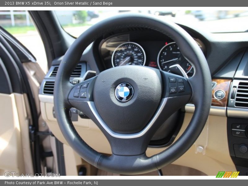 Orion Silver Metallic / Sand Beige 2013 BMW X5 xDrive 35i
