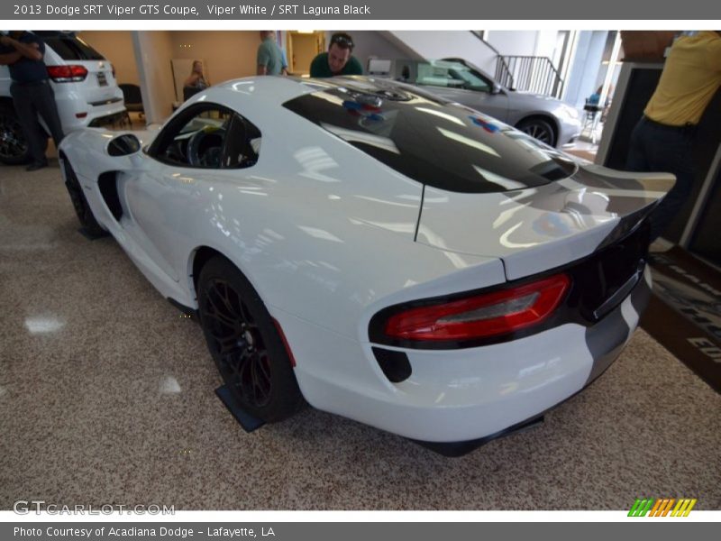 Viper White / SRT Laguna Black 2013 Dodge SRT Viper GTS Coupe