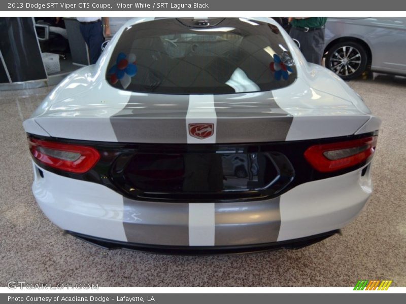 Viper White / SRT Laguna Black 2013 Dodge SRT Viper GTS Coupe