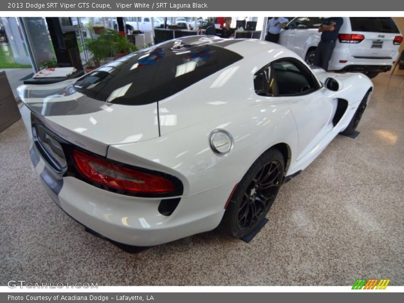 Viper White / SRT Laguna Black 2013 Dodge SRT Viper GTS Coupe