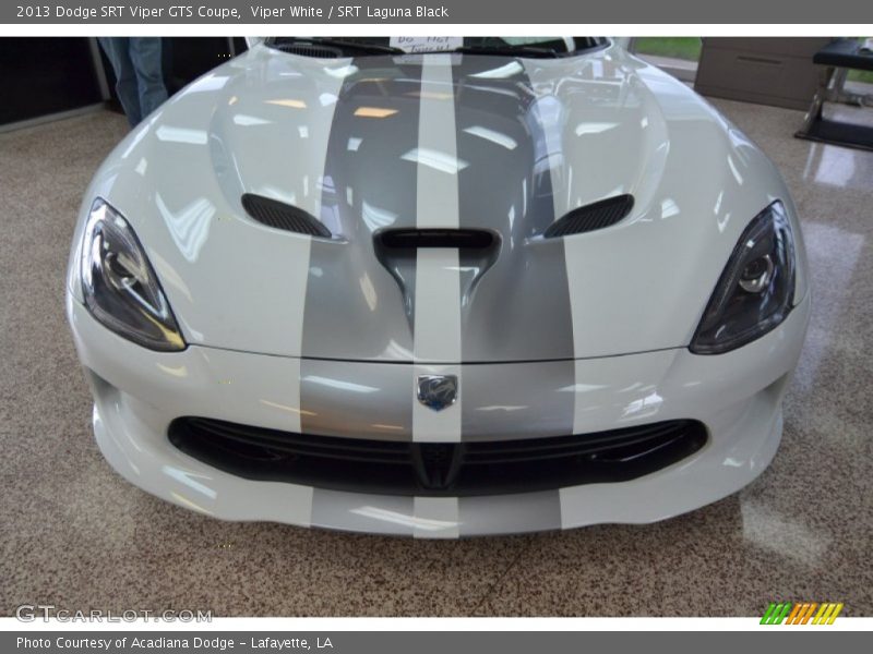 Viper White / SRT Laguna Black 2013 Dodge SRT Viper GTS Coupe
