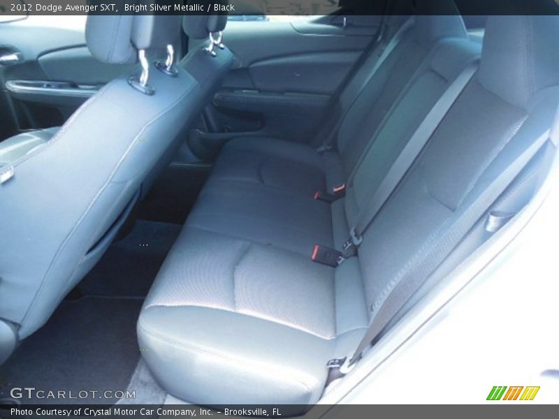 Bright Silver Metallic / Black 2012 Dodge Avenger SXT