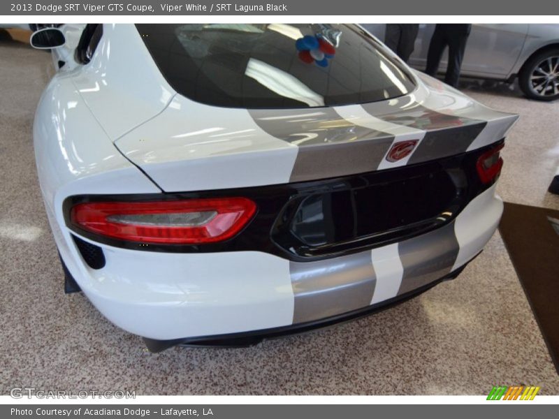 Viper White / SRT Laguna Black 2013 Dodge SRT Viper GTS Coupe