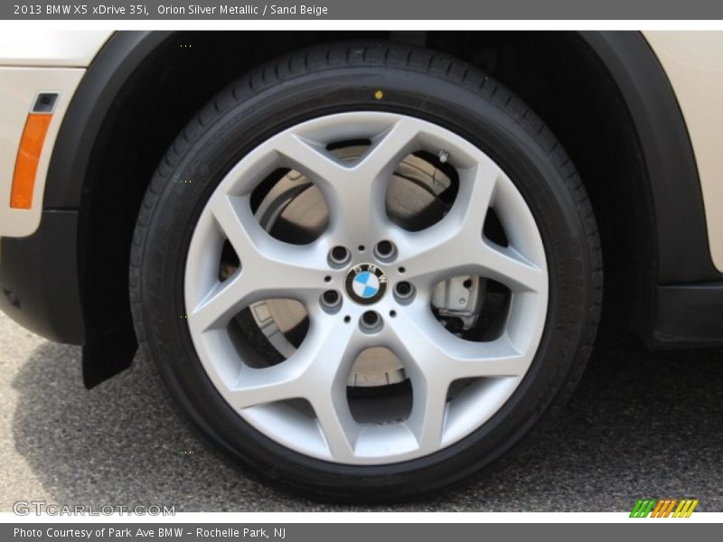 Orion Silver Metallic / Sand Beige 2013 BMW X5 xDrive 35i