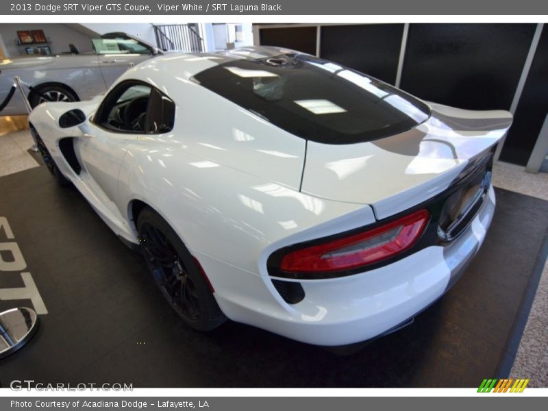 Viper White / SRT Laguna Black 2013 Dodge SRT Viper GTS Coupe