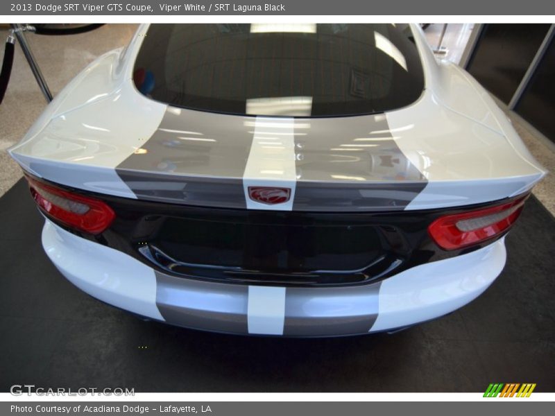 Viper White / SRT Laguna Black 2013 Dodge SRT Viper GTS Coupe
