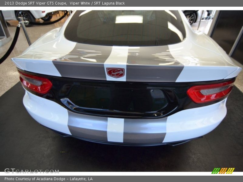 Viper White / SRT Laguna Black 2013 Dodge SRT Viper GTS Coupe