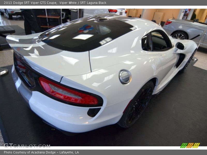 Viper White / SRT Laguna Black 2013 Dodge SRT Viper GTS Coupe