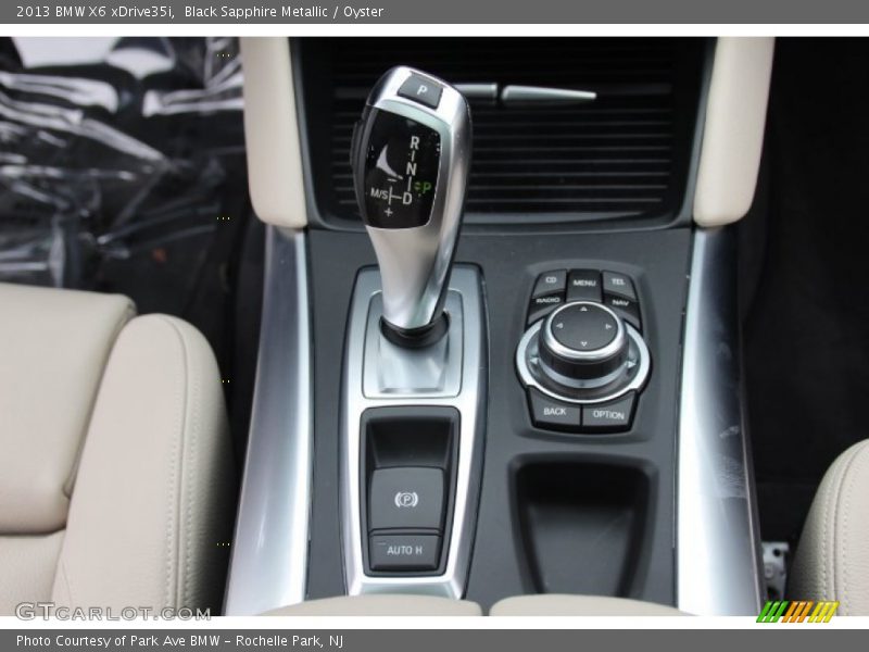 Black Sapphire Metallic / Oyster 2013 BMW X6 xDrive35i
