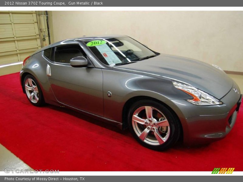 Gun Metallic / Black 2012 Nissan 370Z Touring Coupe