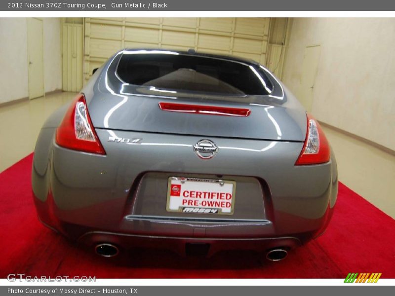 Gun Metallic / Black 2012 Nissan 370Z Touring Coupe