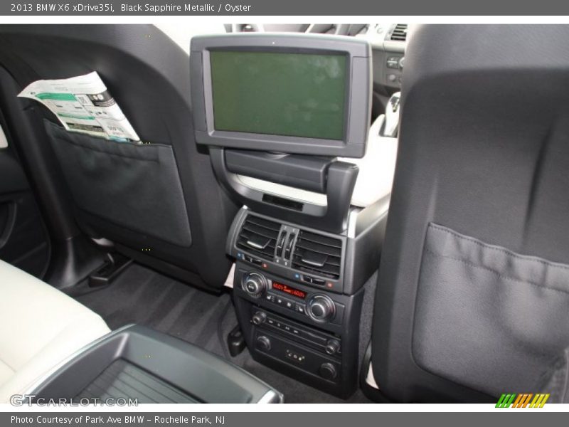Black Sapphire Metallic / Oyster 2013 BMW X6 xDrive35i