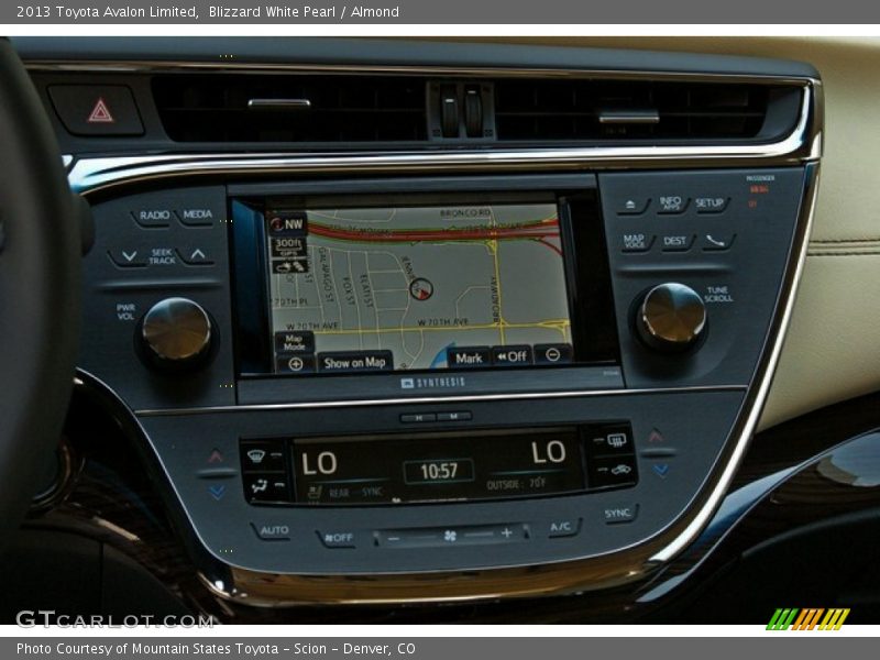 Blizzard White Pearl / Almond 2013 Toyota Avalon Limited