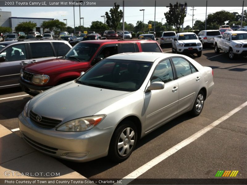 Lunar Mist Metallic / Stone 2003 Toyota Camry LE