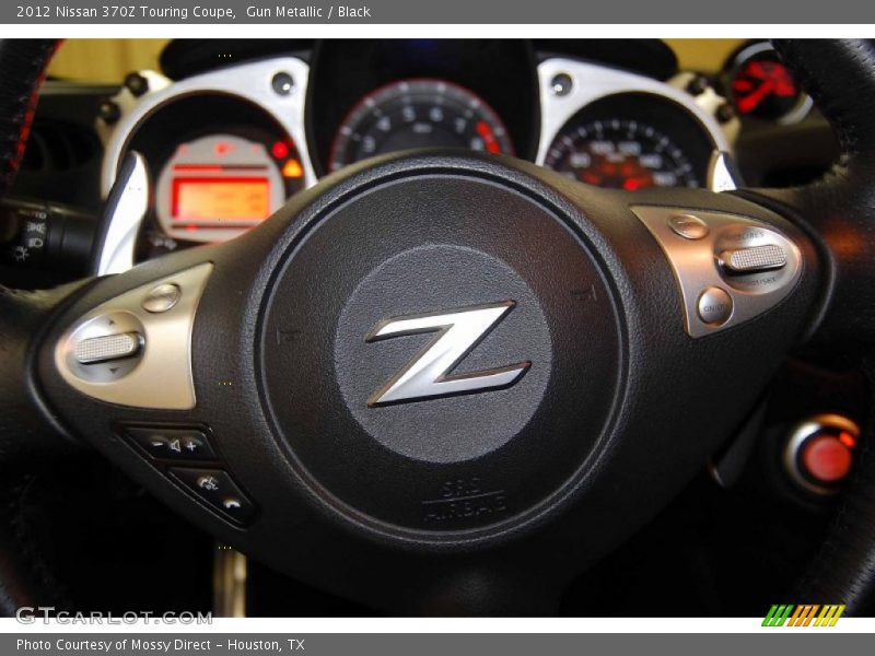 Gun Metallic / Black 2012 Nissan 370Z Touring Coupe