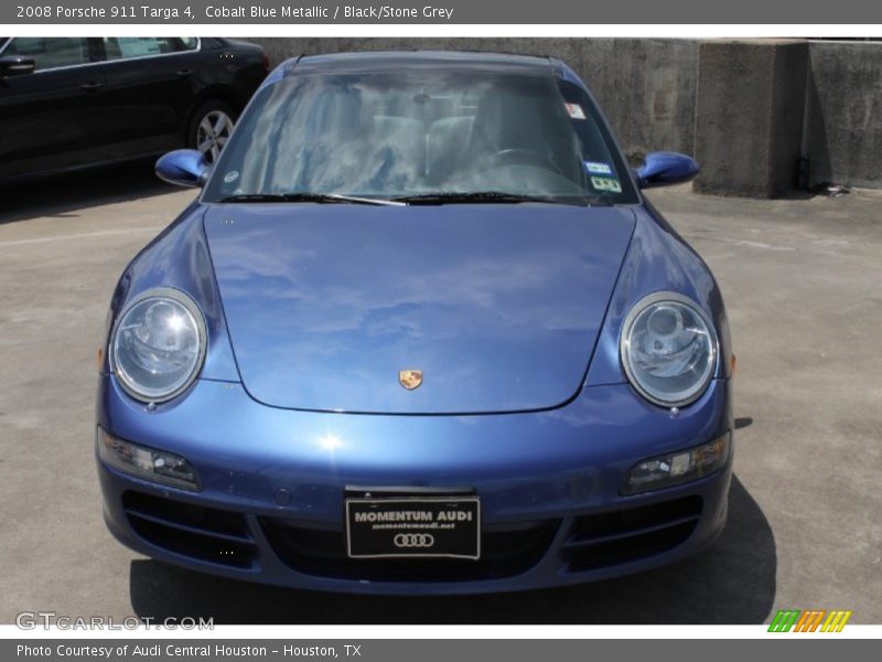 Cobalt Blue Metallic / Black/Stone Grey 2008 Porsche 911 Targa 4