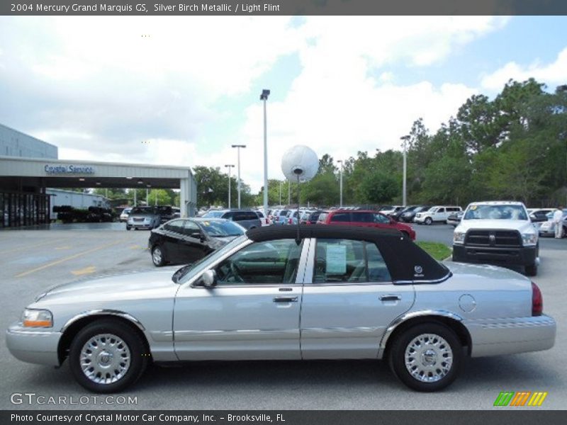 Silver Birch Metallic / Light Flint 2004 Mercury Grand Marquis GS