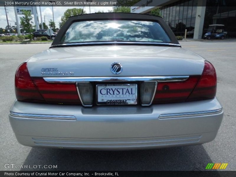 Silver Birch Metallic / Light Flint 2004 Mercury Grand Marquis GS