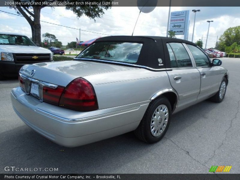 Silver Birch Metallic / Light Flint 2004 Mercury Grand Marquis GS