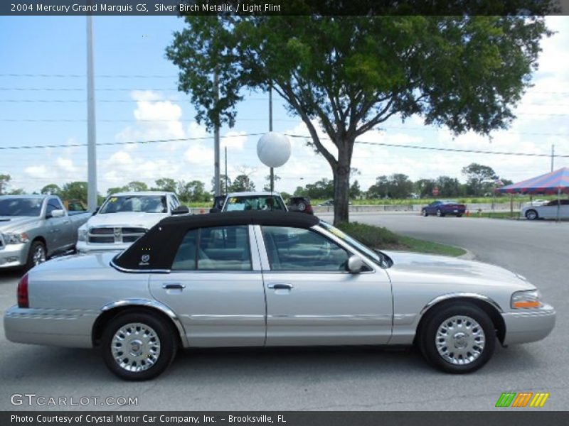 Silver Birch Metallic / Light Flint 2004 Mercury Grand Marquis GS