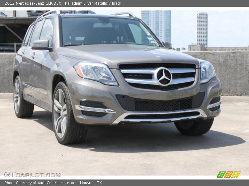 Palladium Silver Metallic / Black 2013 Mercedes-Benz GLK 350
