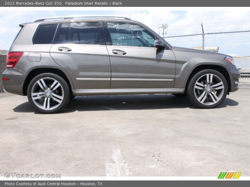 Palladium Silver Metallic / Black 2013 Mercedes-Benz GLK 350