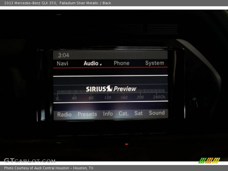 Palladium Silver Metallic / Black 2013 Mercedes-Benz GLK 350