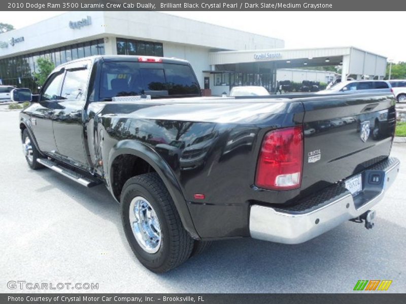 Brilliant Black Crystal Pearl / Dark Slate/Medium Graystone 2010 Dodge Ram 3500 Laramie Crew Cab Dually