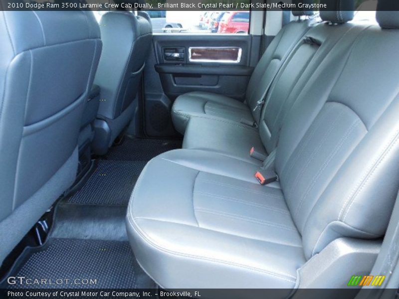 Brilliant Black Crystal Pearl / Dark Slate/Medium Graystone 2010 Dodge Ram 3500 Laramie Crew Cab Dually