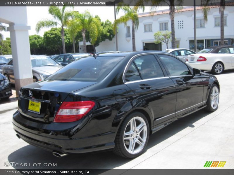 Black / Almond/Mocha 2011 Mercedes-Benz C 300 Sport