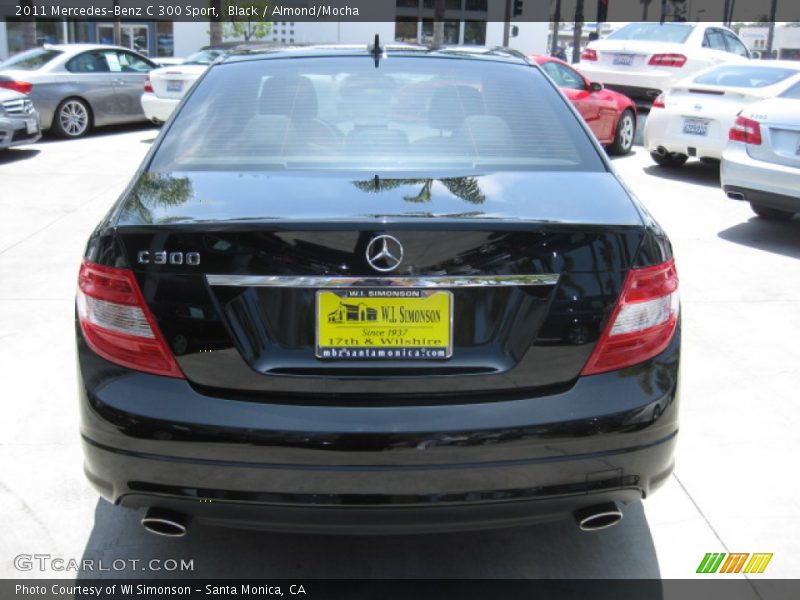 Black / Almond/Mocha 2011 Mercedes-Benz C 300 Sport
