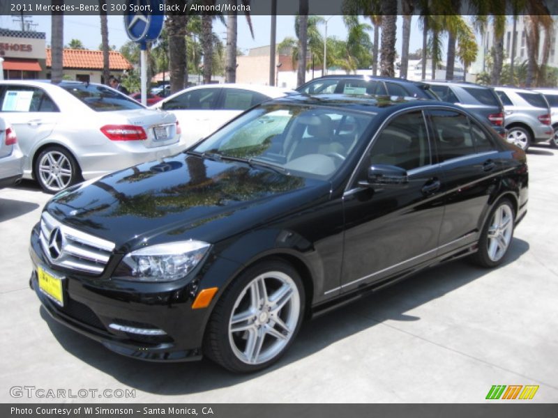 Black / Almond/Mocha 2011 Mercedes-Benz C 300 Sport