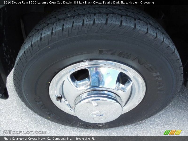 Brilliant Black Crystal Pearl / Dark Slate/Medium Graystone 2010 Dodge Ram 3500 Laramie Crew Cab Dually