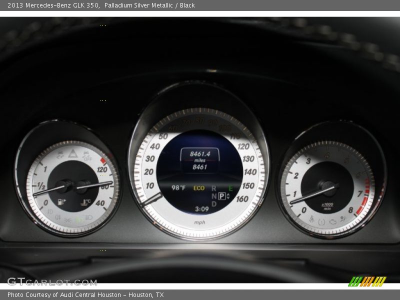Palladium Silver Metallic / Black 2013 Mercedes-Benz GLK 350