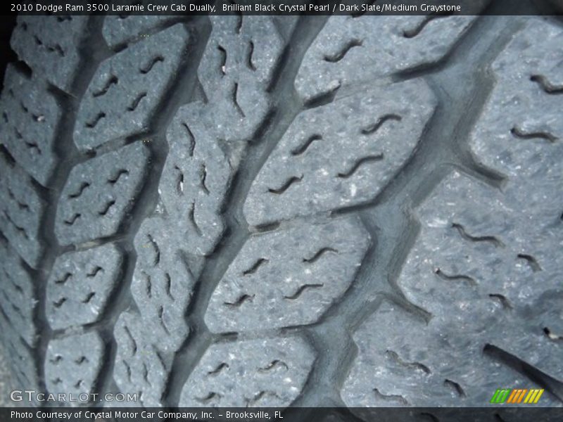 Brilliant Black Crystal Pearl / Dark Slate/Medium Graystone 2010 Dodge Ram 3500 Laramie Crew Cab Dually