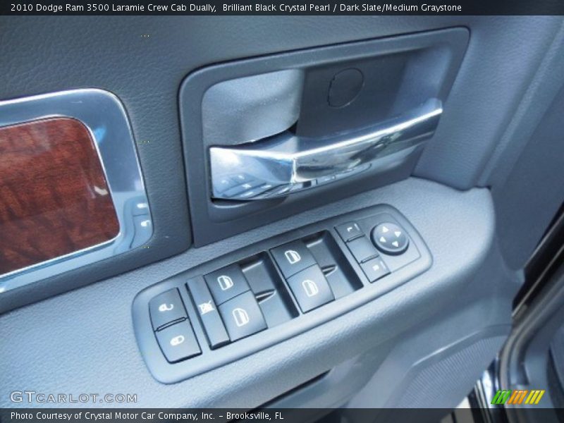 Brilliant Black Crystal Pearl / Dark Slate/Medium Graystone 2010 Dodge Ram 3500 Laramie Crew Cab Dually