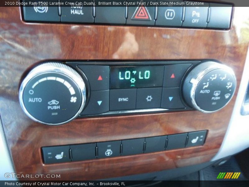 Brilliant Black Crystal Pearl / Dark Slate/Medium Graystone 2010 Dodge Ram 3500 Laramie Crew Cab Dually