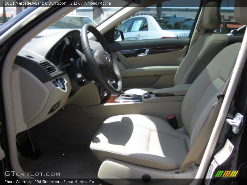 Black / Almond/Mocha 2011 Mercedes-Benz C 300 Sport