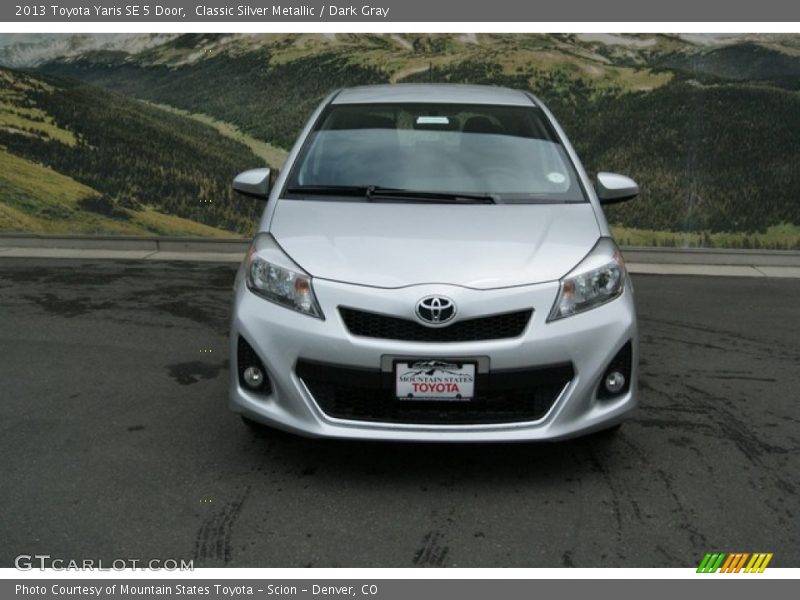Classic Silver Metallic / Dark Gray 2013 Toyota Yaris SE 5 Door