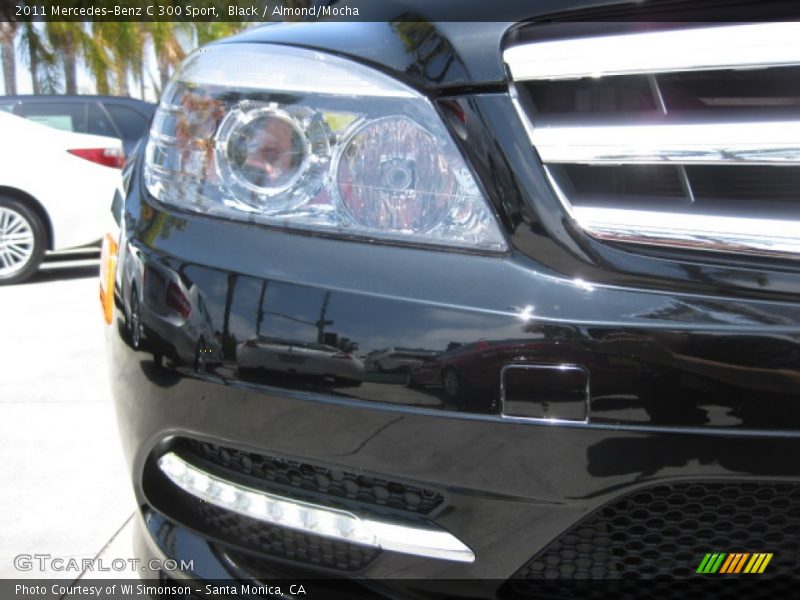 Black / Almond/Mocha 2011 Mercedes-Benz C 300 Sport