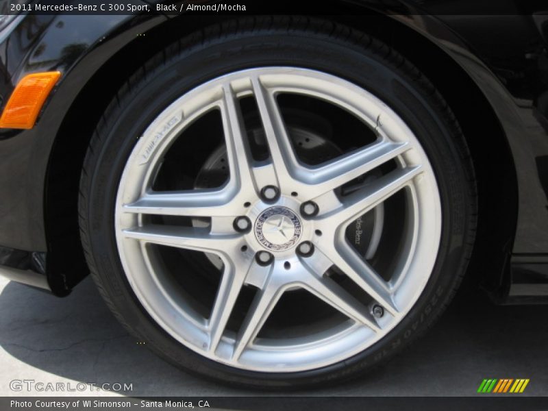 Black / Almond/Mocha 2011 Mercedes-Benz C 300 Sport